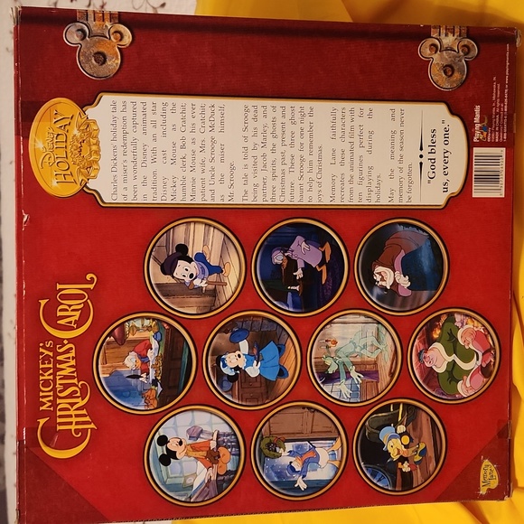 Memory Lane Disney Holiday Mickey's Christmas Carol figurines. - Picture 6 of 6